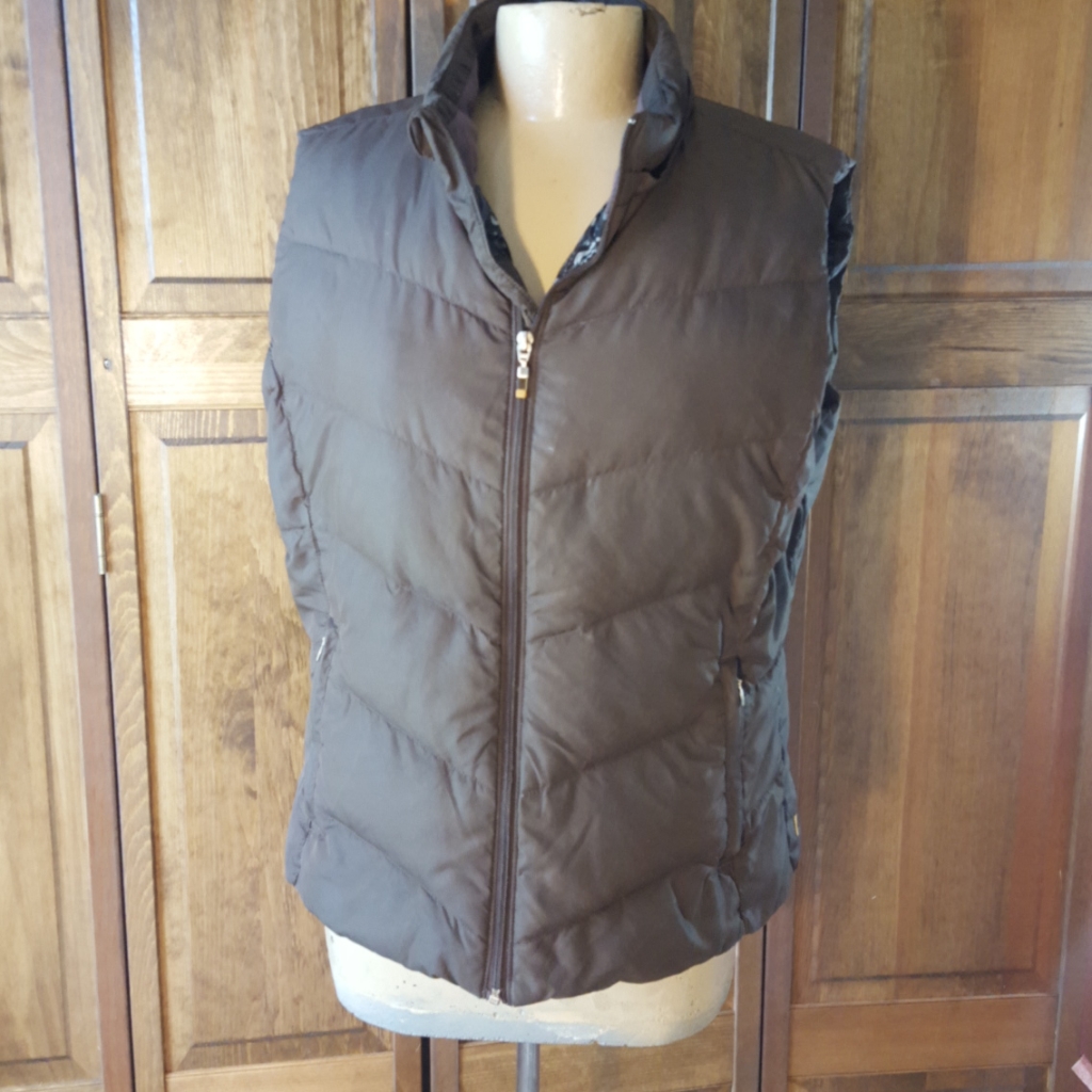 Lucy Down Filled Packable Puffer Vest Sz Xl